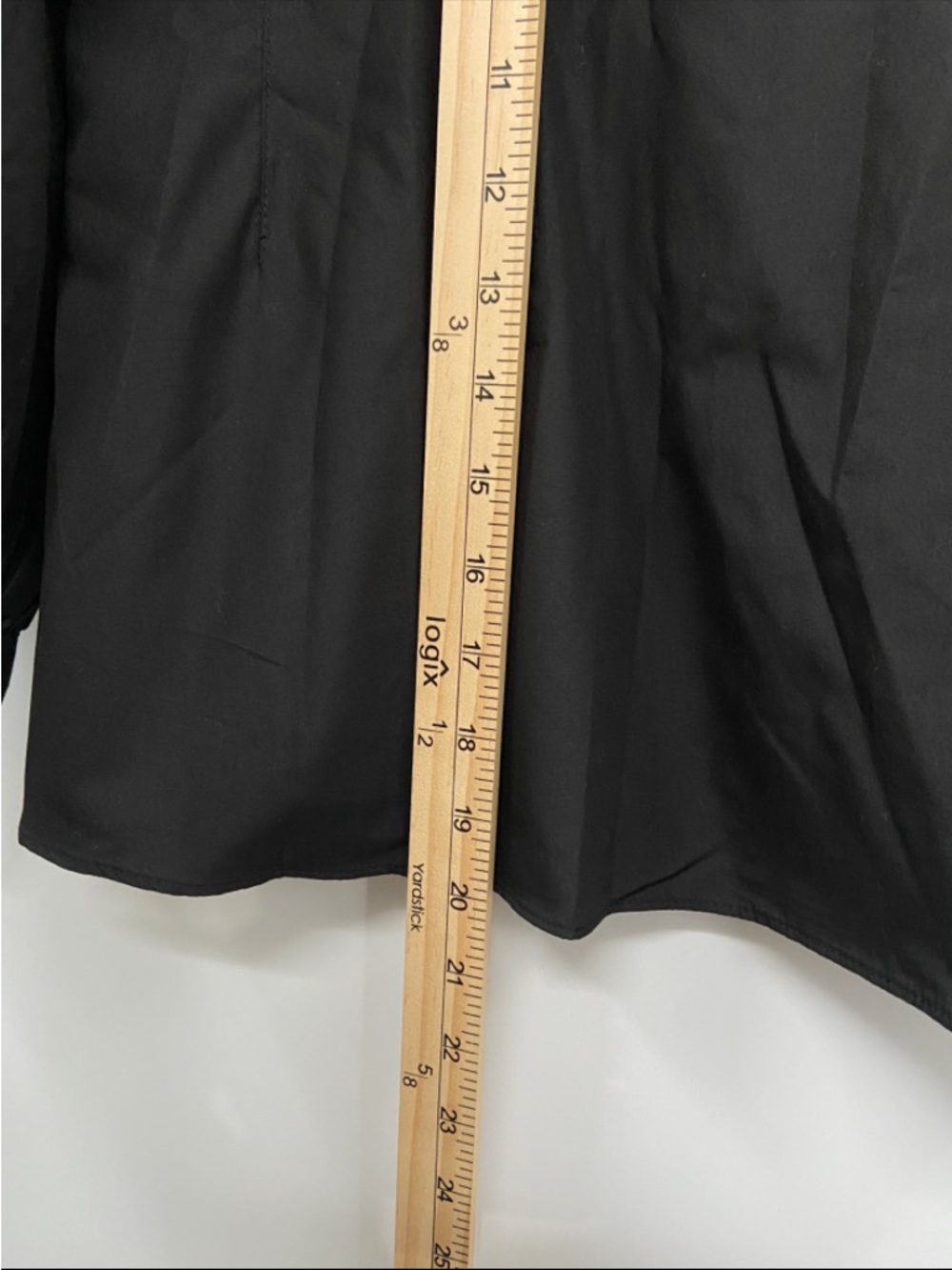 NWT Tuckernuck Pomander Place Dianne Black Blouse Sz M Fitted‎ Waist Puff Sleeve - Picture 8 of 14
